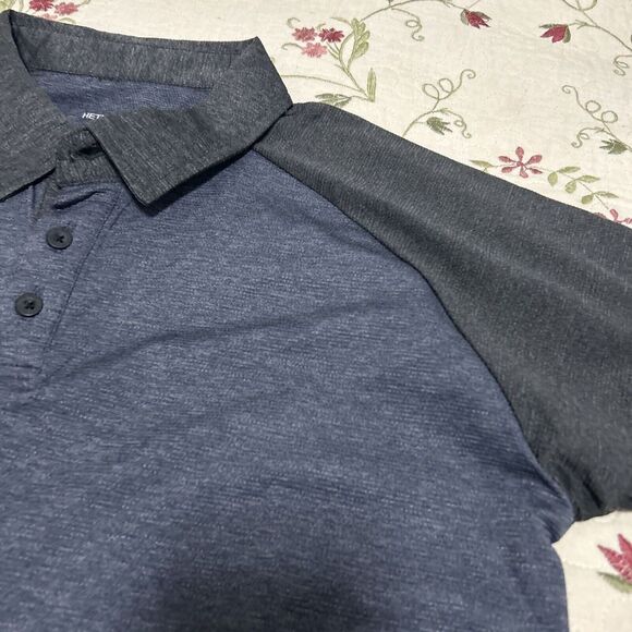 HETHCODE Men’s Quick Dry Short Sleeve Breathable Active Sports Golf T Shirt Gray - Picture 9 of 9